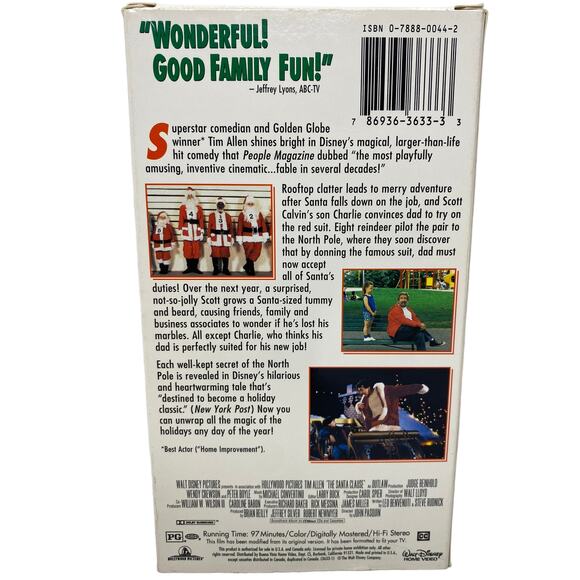 Walt Disney The Santa Clause VHS - Picture 2 of 7